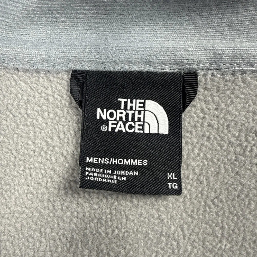 North Face Canyonlands Mens XL Gray Fleece Lined 1/4 Zip Pullover NF0A3SO7